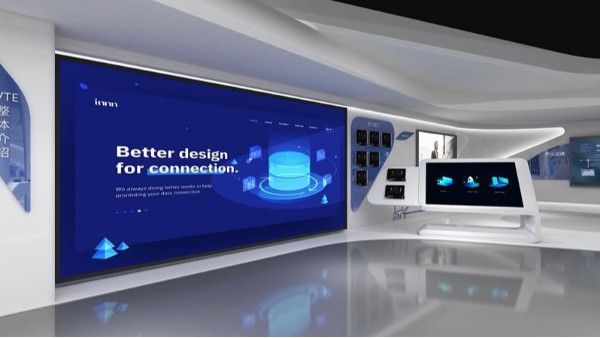 河北创意展厅展馆3D效果图